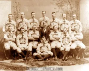 1889 Brooklyn Basebal Team Photo 7349