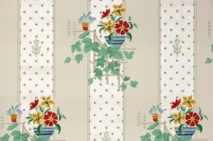 1940s Kitchen Vintage Wallpaper
