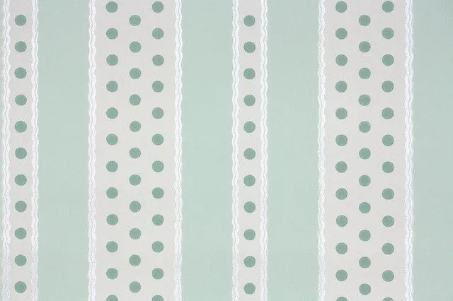 1940s Stripe Vintage Wallpaper