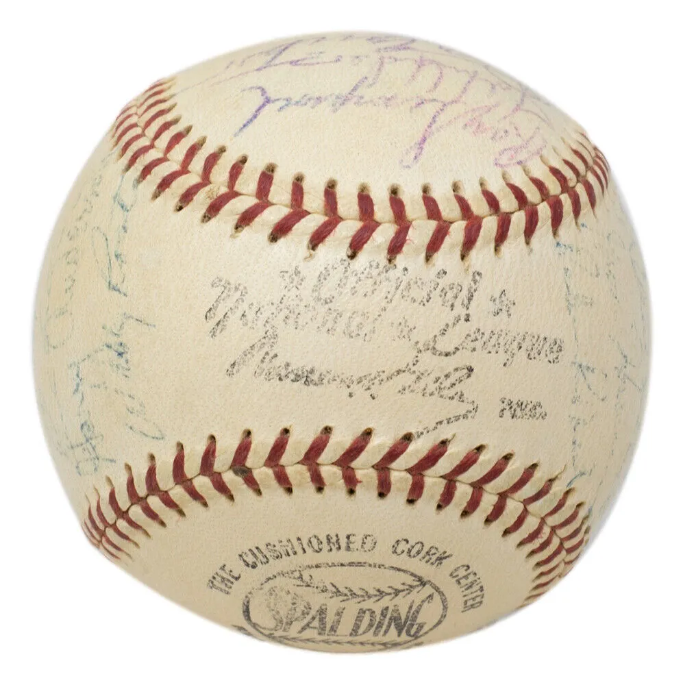 1958 Philadelphia Phillies (26) Signed Baseball Ashburn Roberts  24 Others PSA