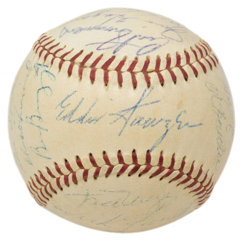 1958 Philadelphia Phillies (26) Signed Baseball Ashburn Roberts  24 Others PSA