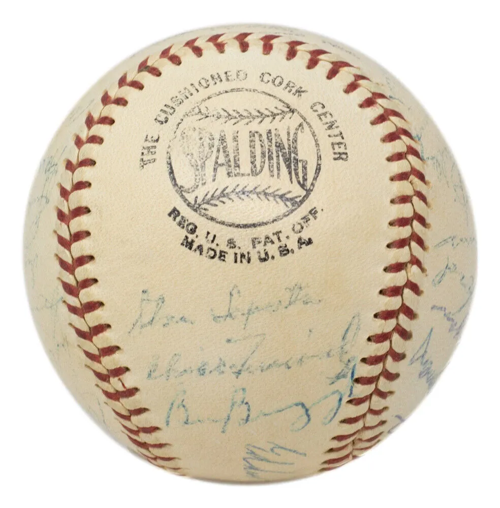 1958 Philadelphia Phillies (26) Signed Baseball Ashburn Roberts  24 Others PSA