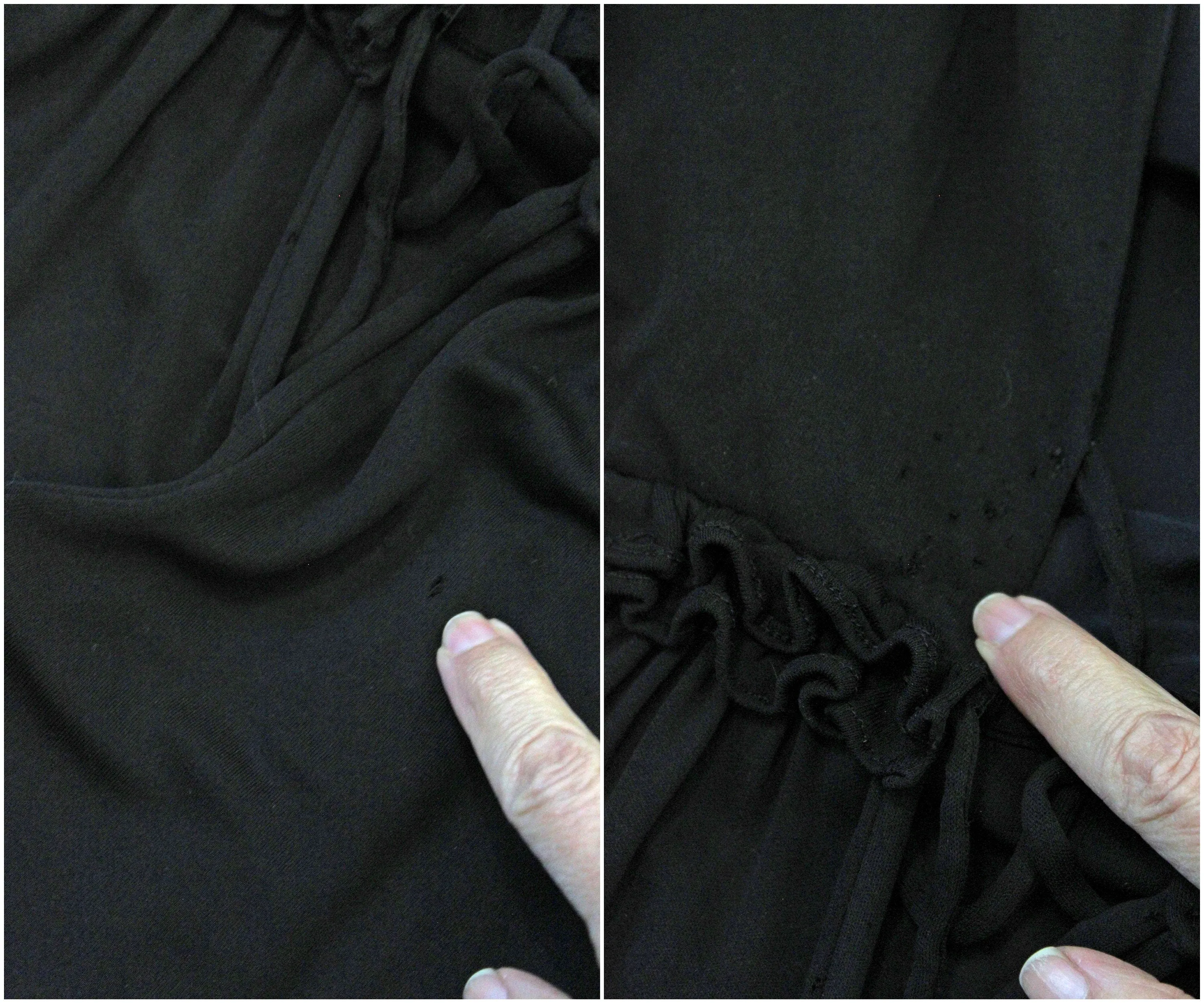 1970s Ossie Clark JERSEY PLUNGE maxi dress xs small | new fall