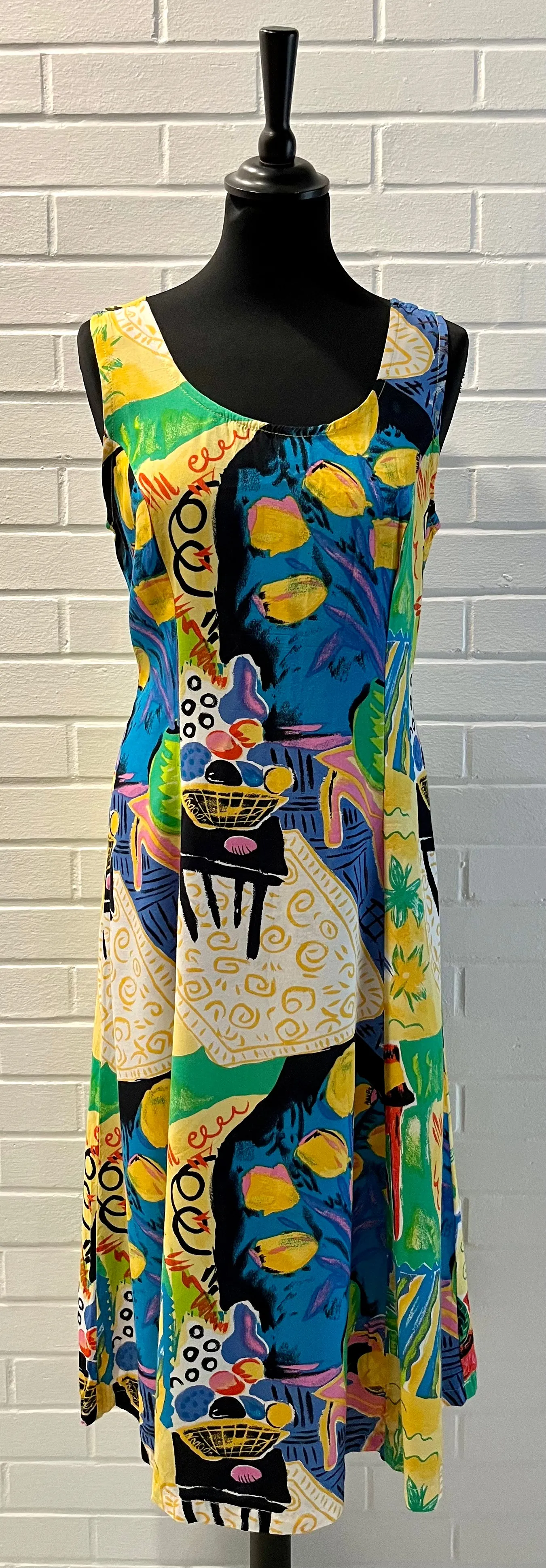1980s Big Head Designs Sundress