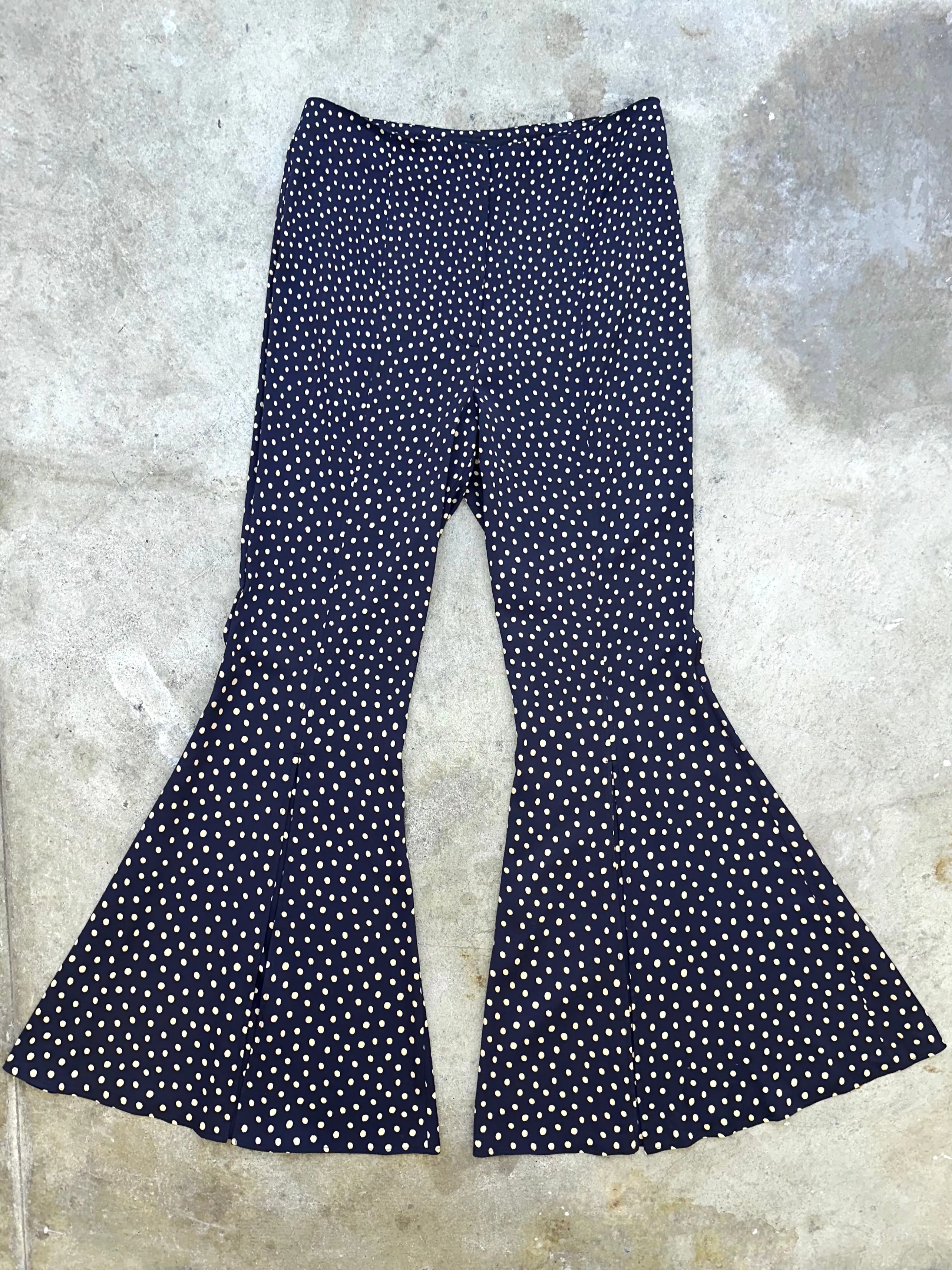 2023 Proenza Schouler Polka Dot Flare Pants