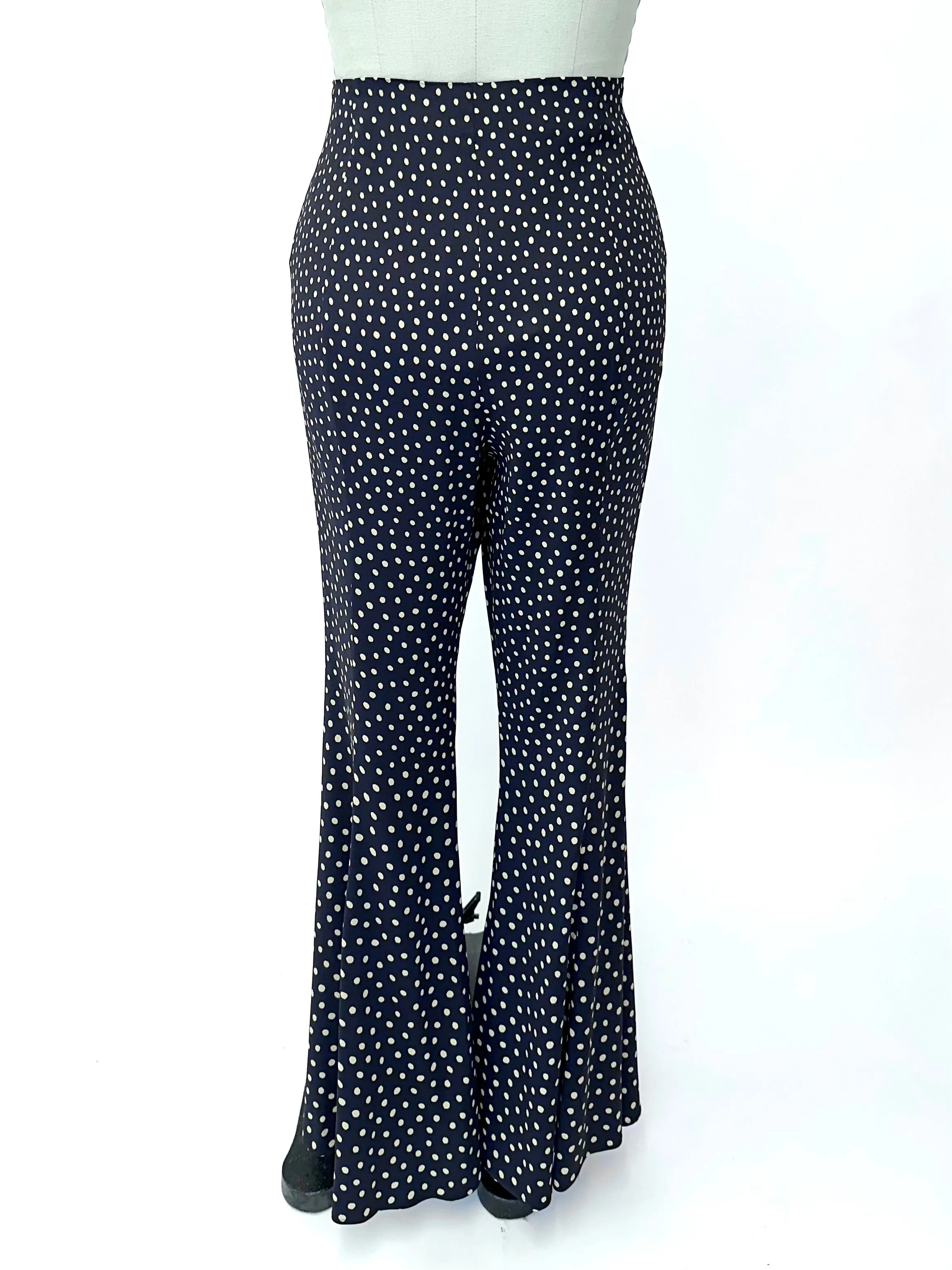 2023 Proenza Schouler Polka Dot Flare Pants
