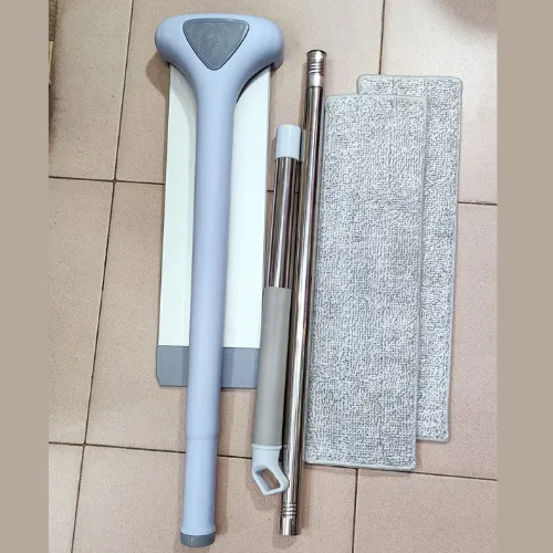 360 Degree Flat Mop Head with 2 Mop Pads
