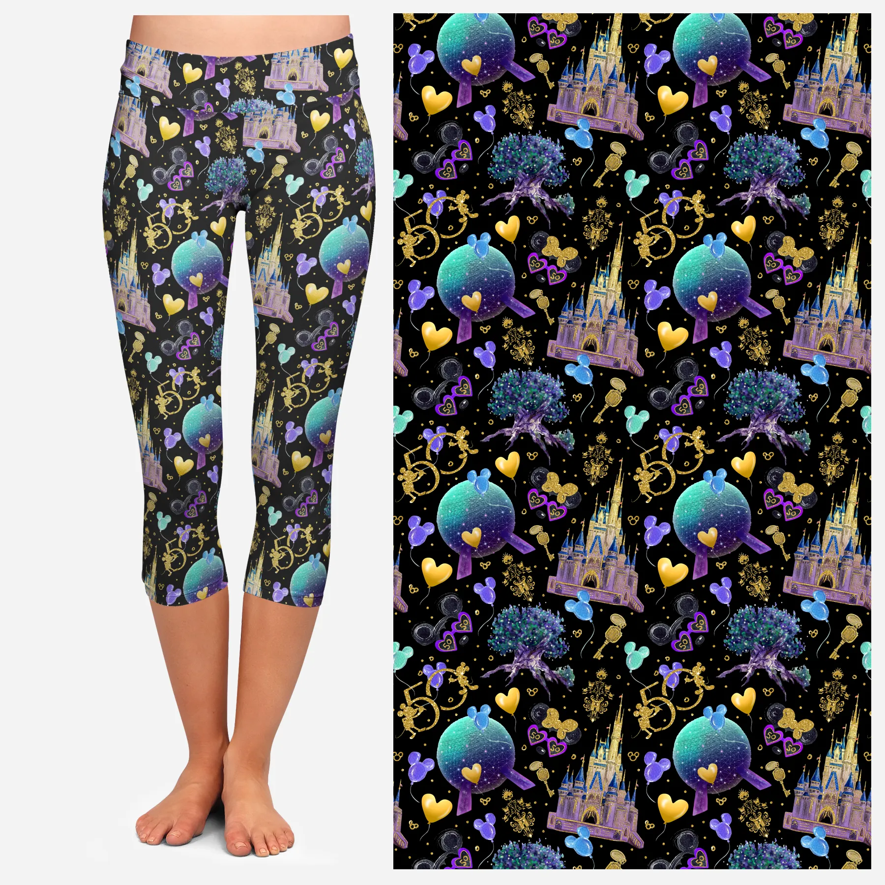 50th Leggings Capri Length