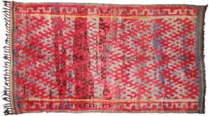 6'8" x 11' Vintage Moroccan Rug