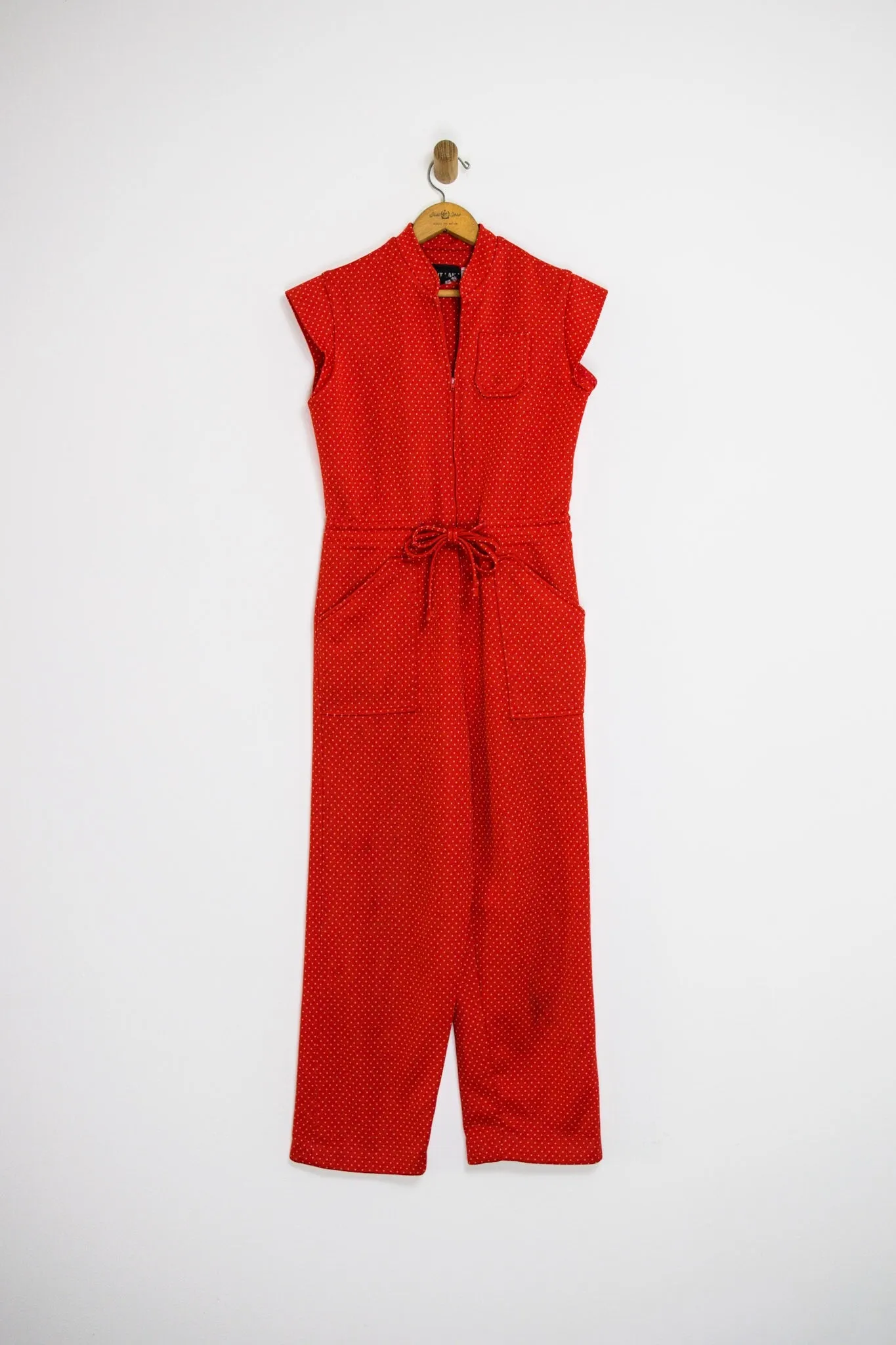 80’s POLKA DOT JUMPSUIT / MEDIUM