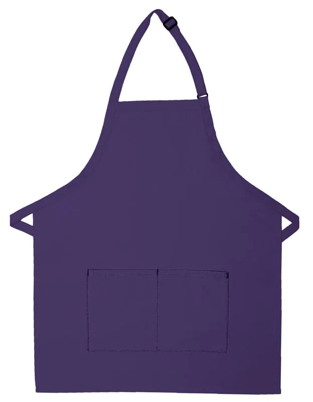 Adult 2-Pocket Bib Apron For Quote Request