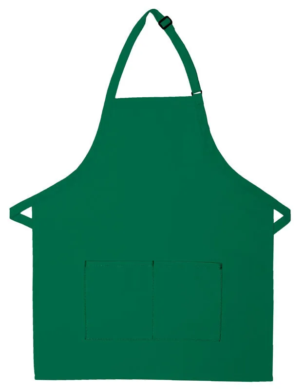 Adult 2-Pocket Bib Apron For Quote Request