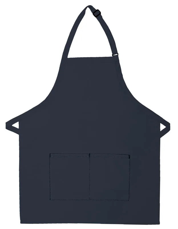 Adult 2-Pocket Bib Apron For Quote Request