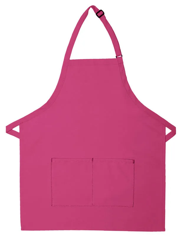 Adult 2-Pocket Bib Apron For Quote Request