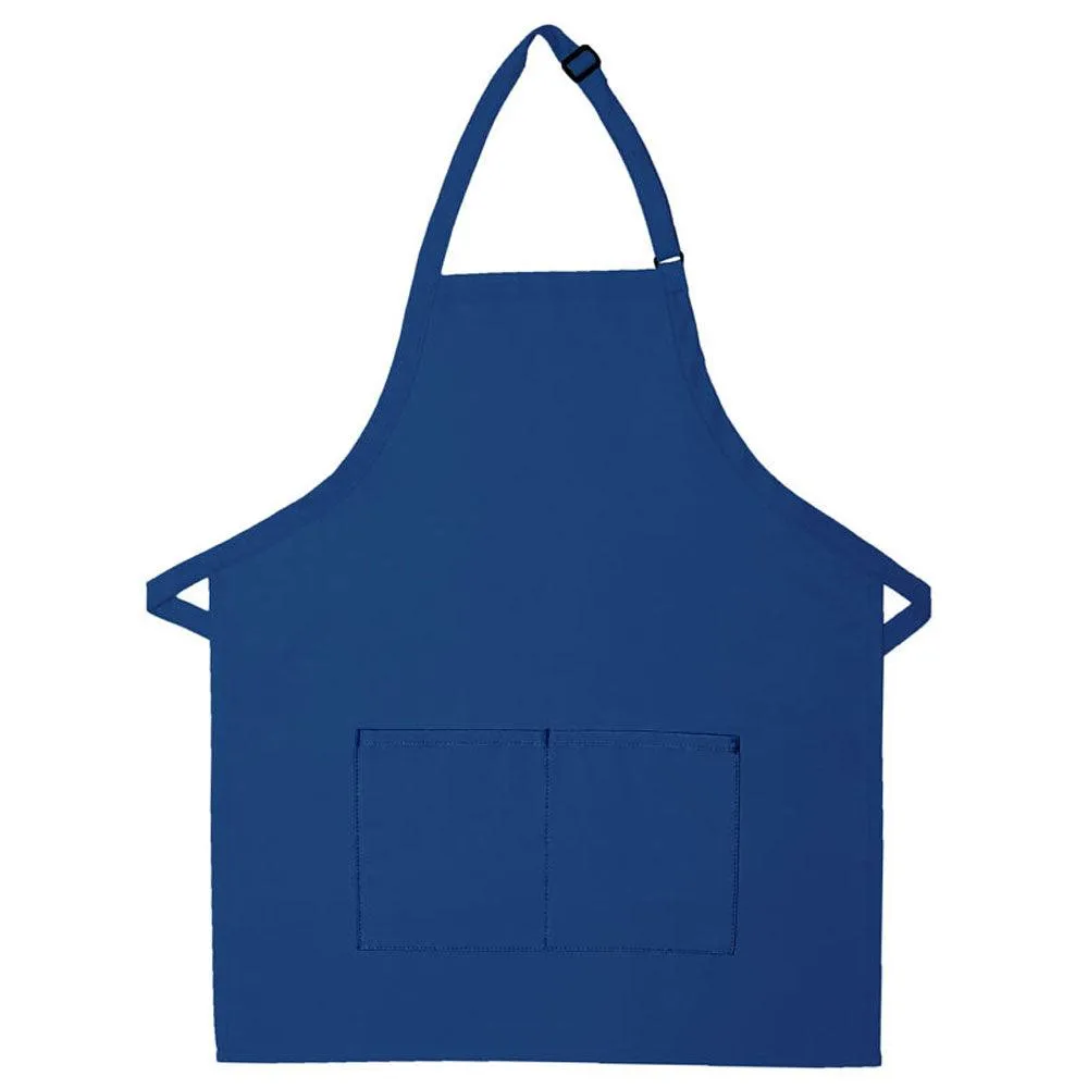 Adult 2-Pocket Bib Apron For Quote Request