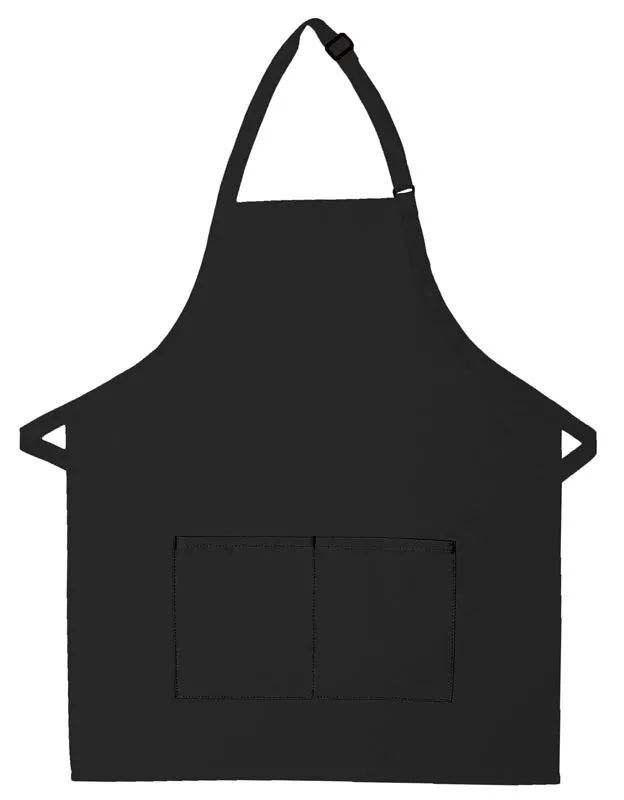 Adult 2-Pocket Bib Apron For Quote Request