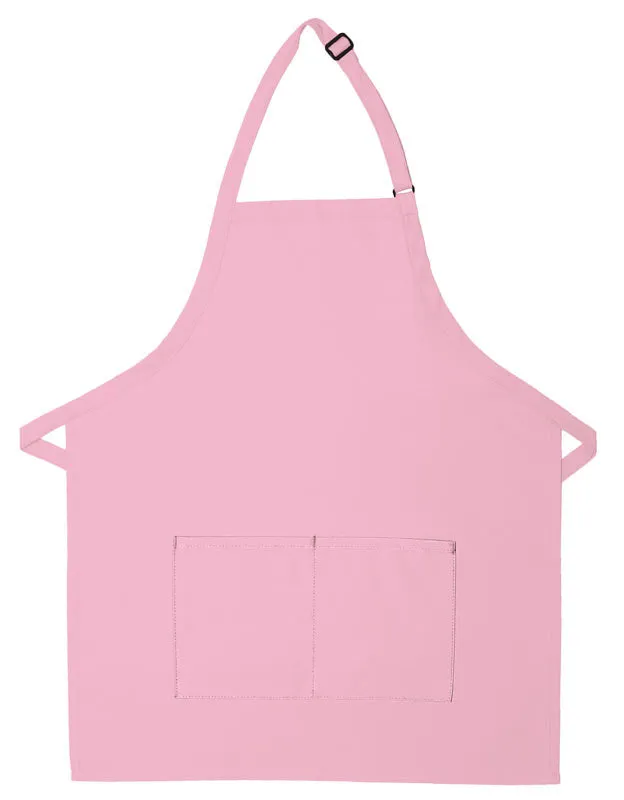 Adult 2-Pocket Bib Apron For Quote Request