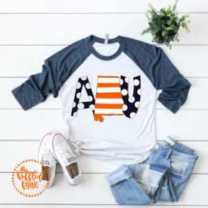 Adult Orange & Blue State Tee