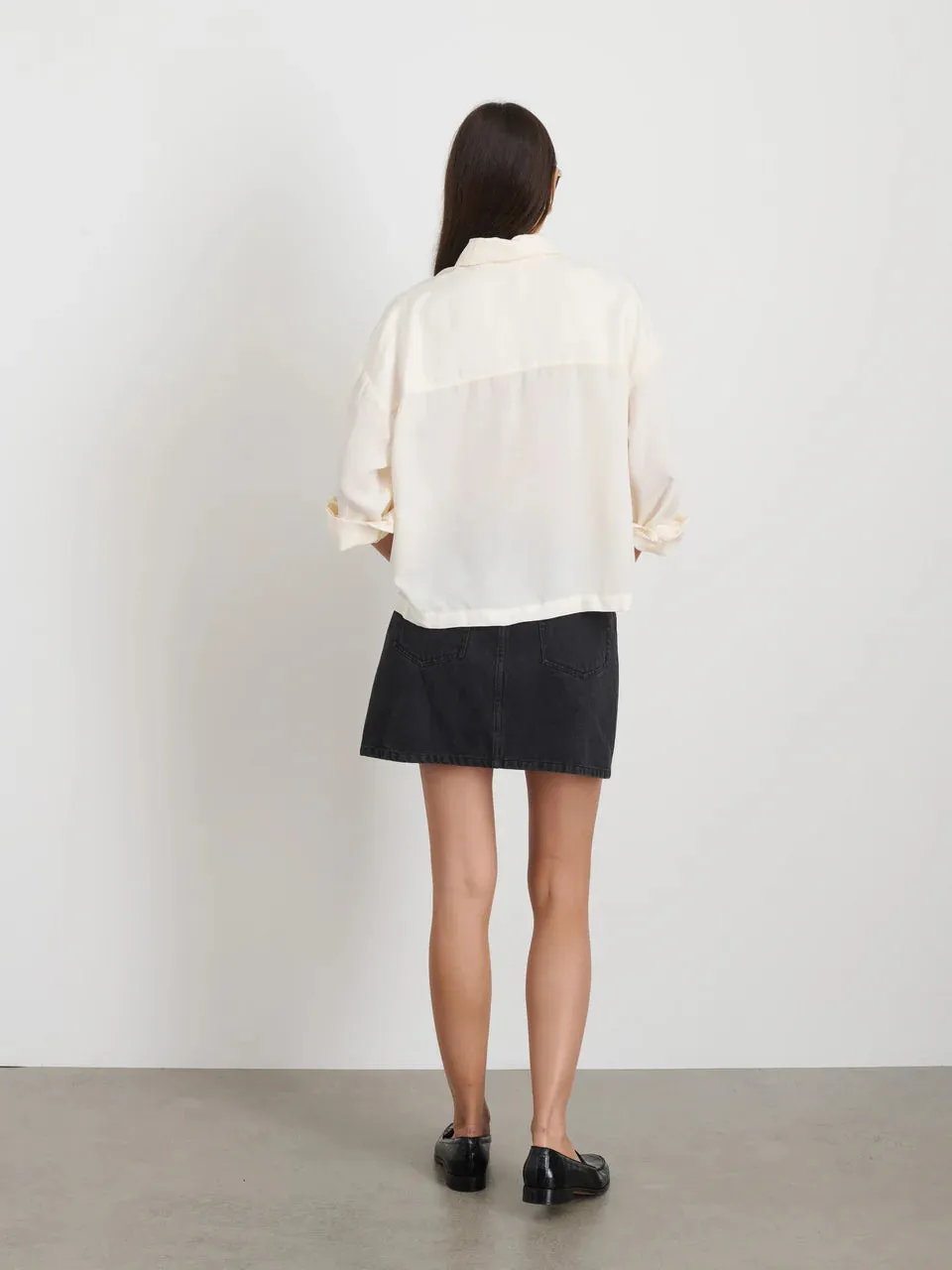 Alex Mill - Gemma Shirt in Lyocell (Ivory)