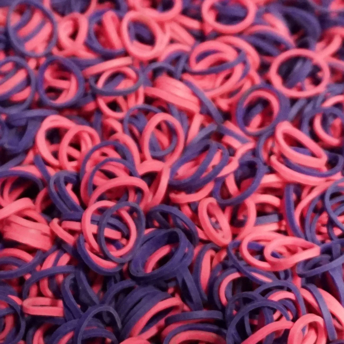 Amelia Beauty | 1/2in, 1000ct Elastic Rubber Band Pony Tail Holders | Made in USA | Dozen Pack
