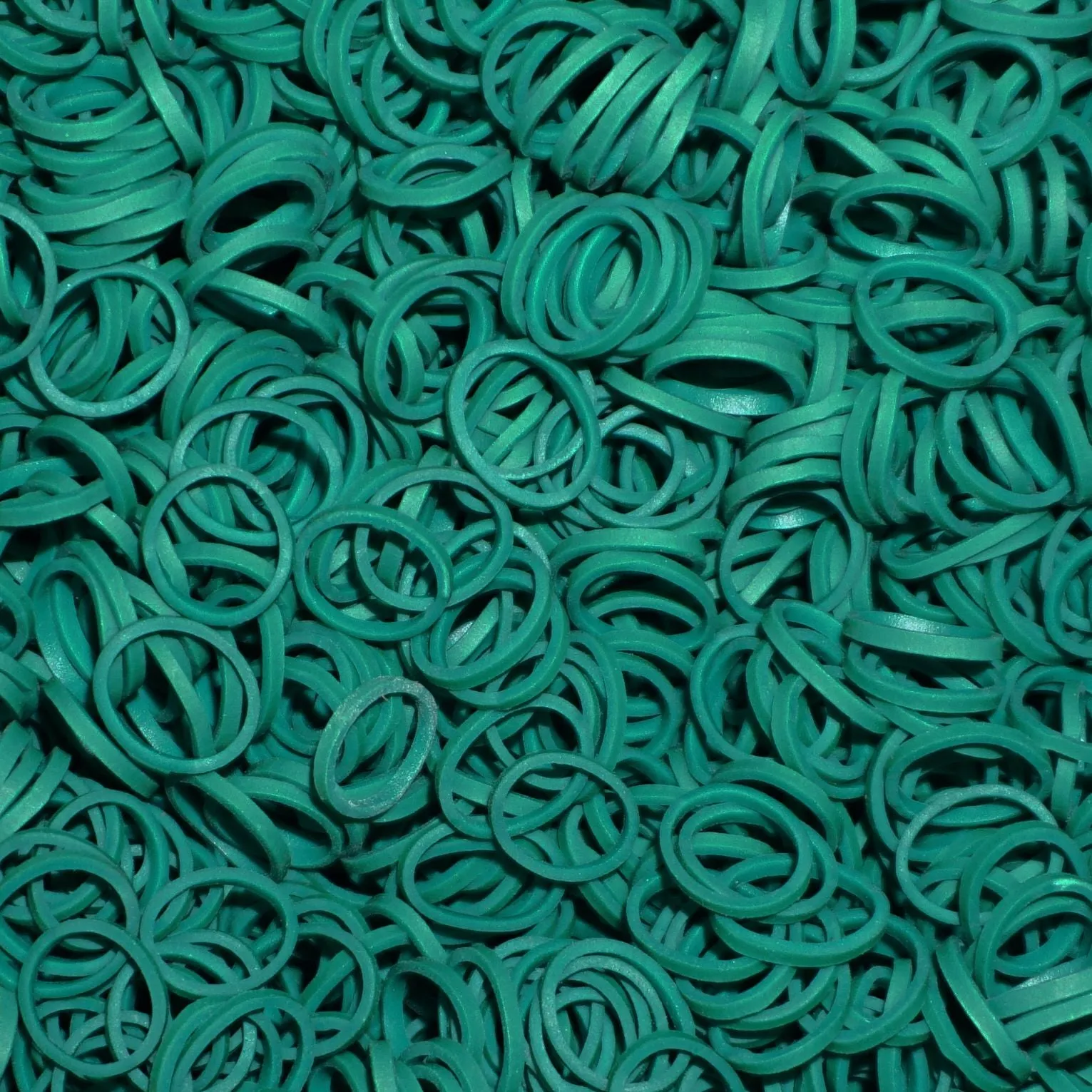 Amelia Beauty | 1/2in, 1000ct Elastic Rubber Band Pony Tail Holders | Made in USA | Dozen Pack