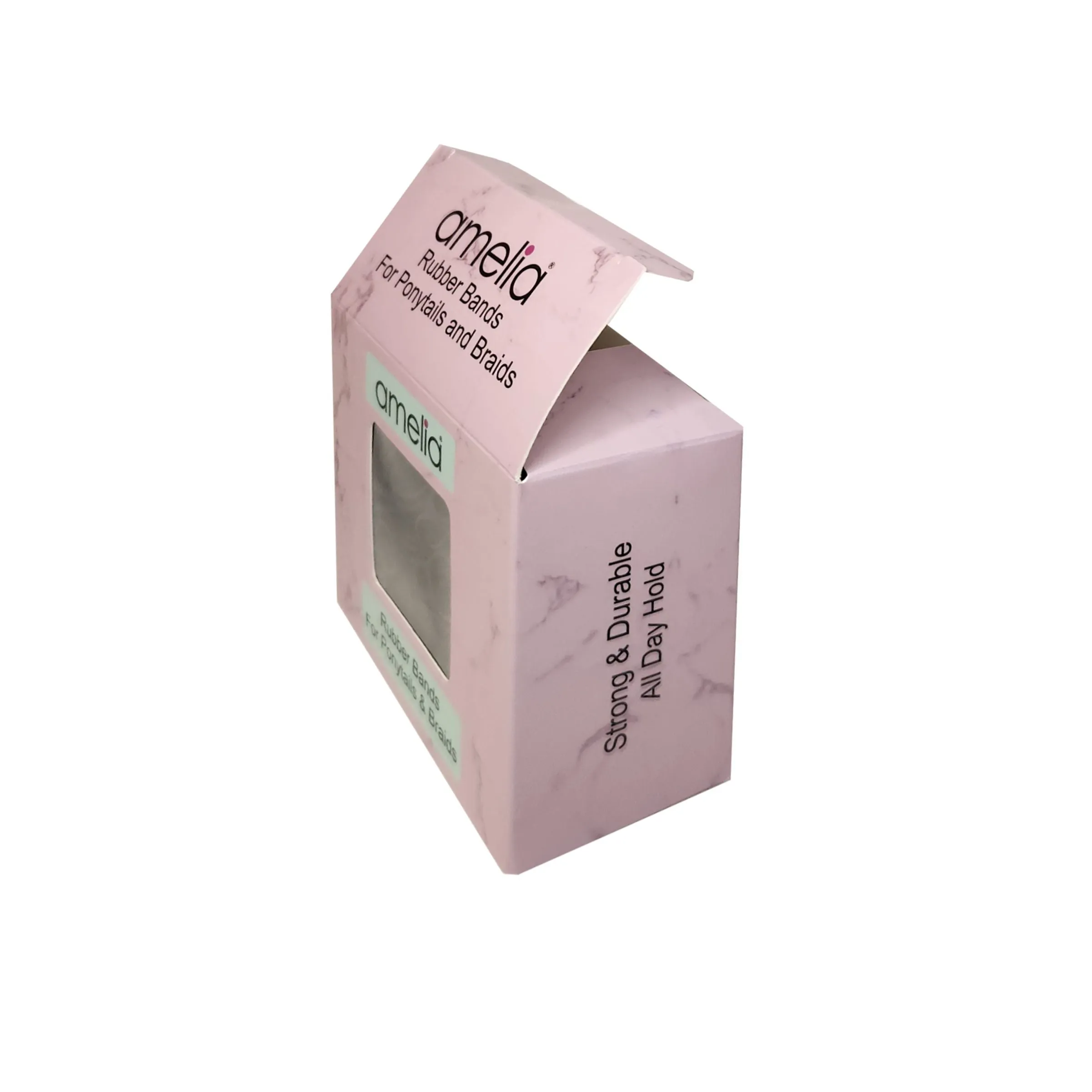 Amelia Beauty | 1/2in, 1000ct Elastic Rubber Band Pony Tail Holders | Made in USA | Dozen Pack