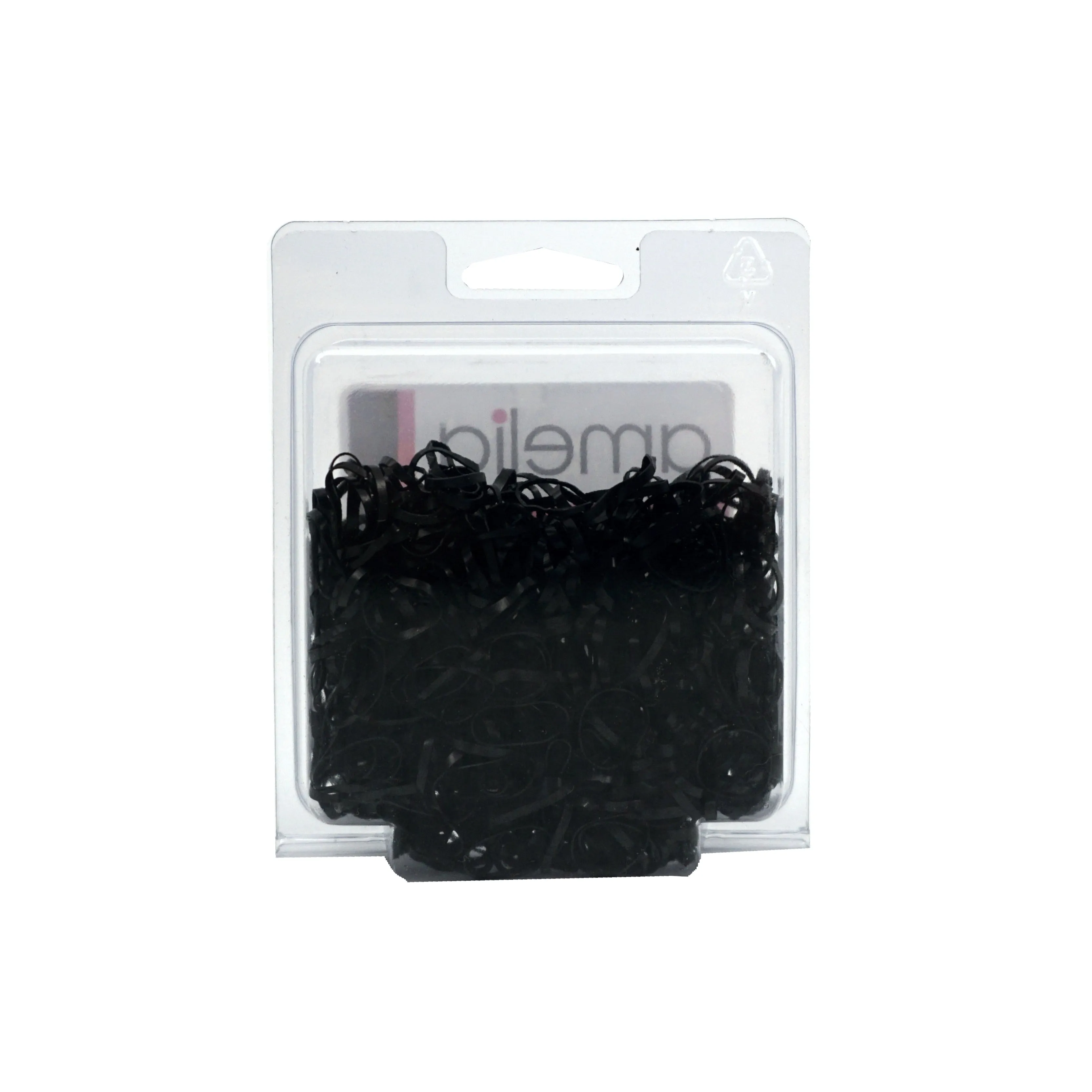 Amelia Beauty | 1/2in, Black, Tangle Free Elastic Pony Tail Holders | Made in USA, Ideal for Ponytails, Braids, Twists. For Women, Girls. Pain Free, Snag Free, Easy Off | 500 Pack