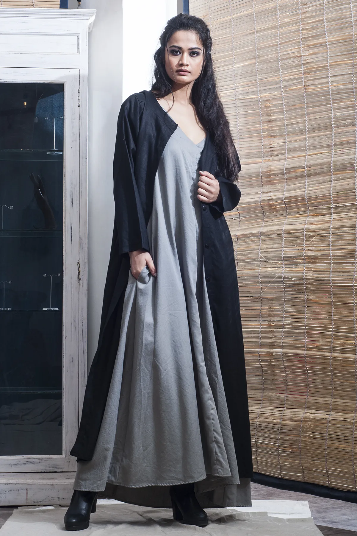 Ashley- Floor Length Dress with Jacket