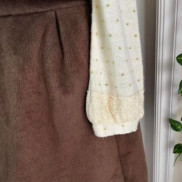 axes femme polka dot turtle neck‎ sweater dress