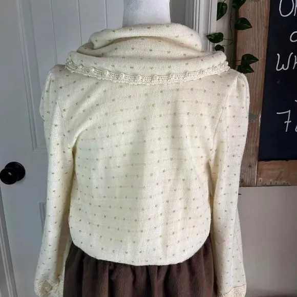 axes femme polka dot turtle neck‎ sweater dress