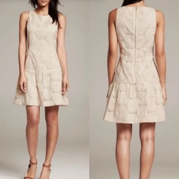 Banana Republic Sunflower Lace Dress - Size 2