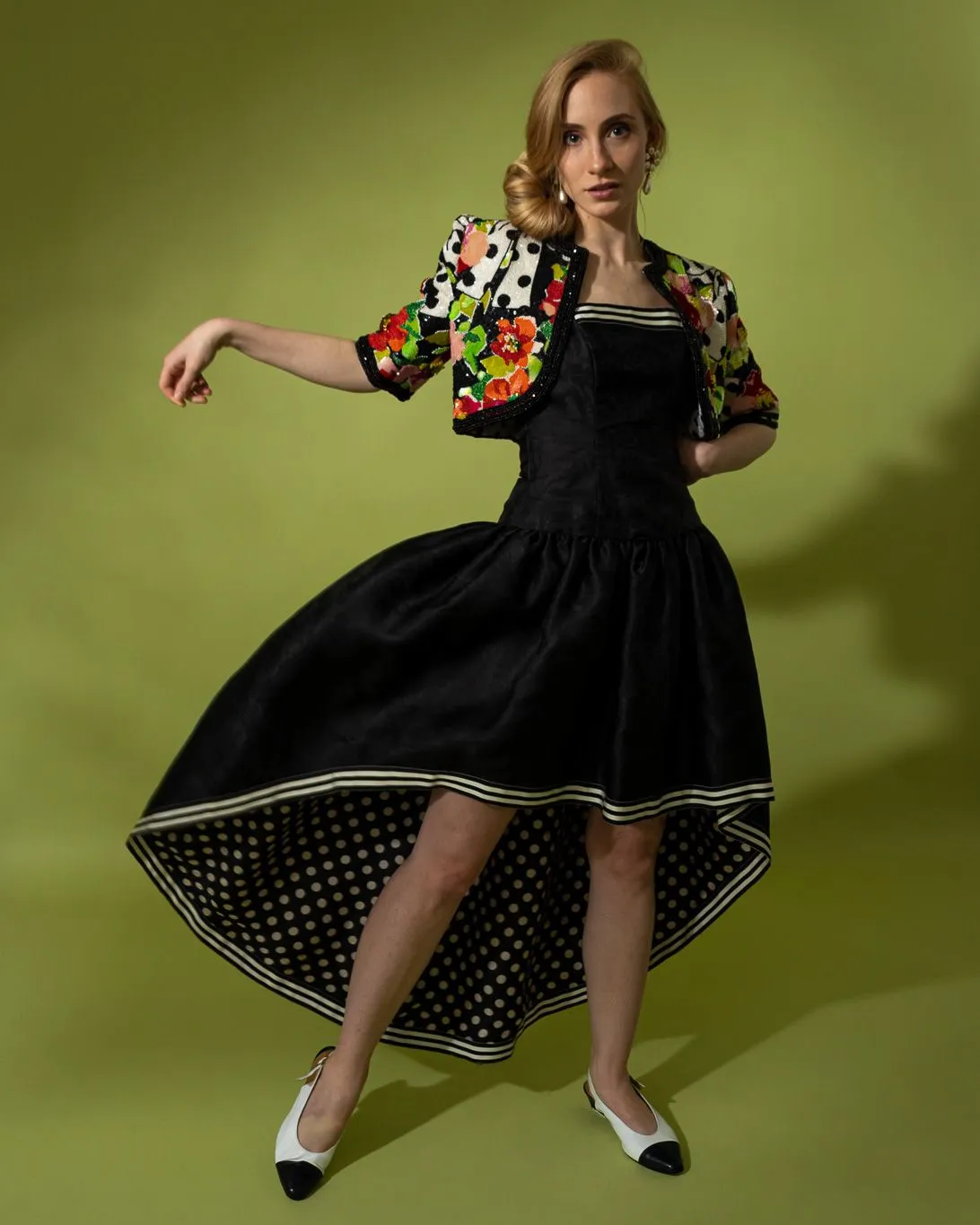 Beaded Bolero & Halter Dress