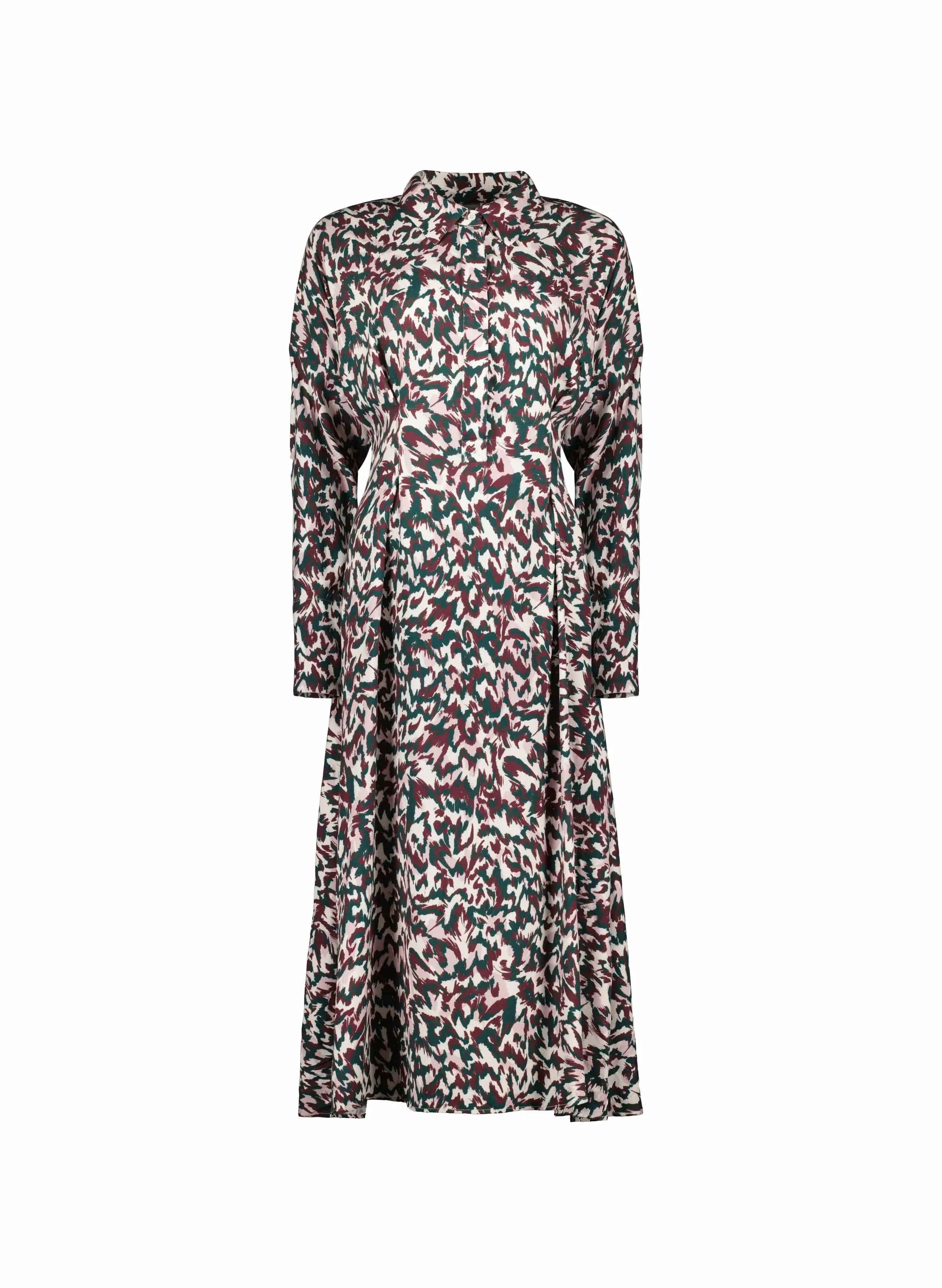 Becky LENZING™ ECOVERO™  Printed Midi Dress | Animal Print
