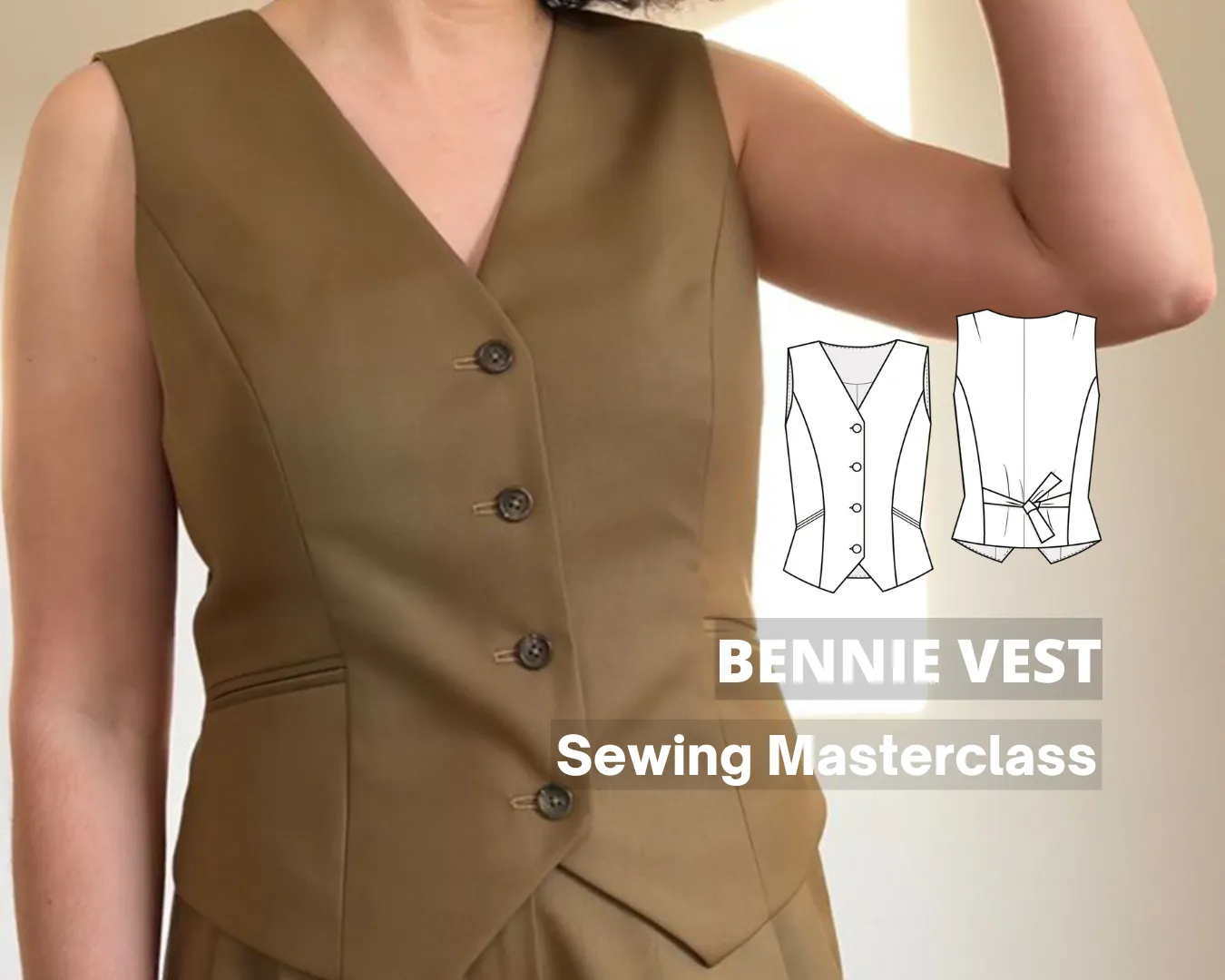 BENNIE VEST – PDF SEWING PATTERN