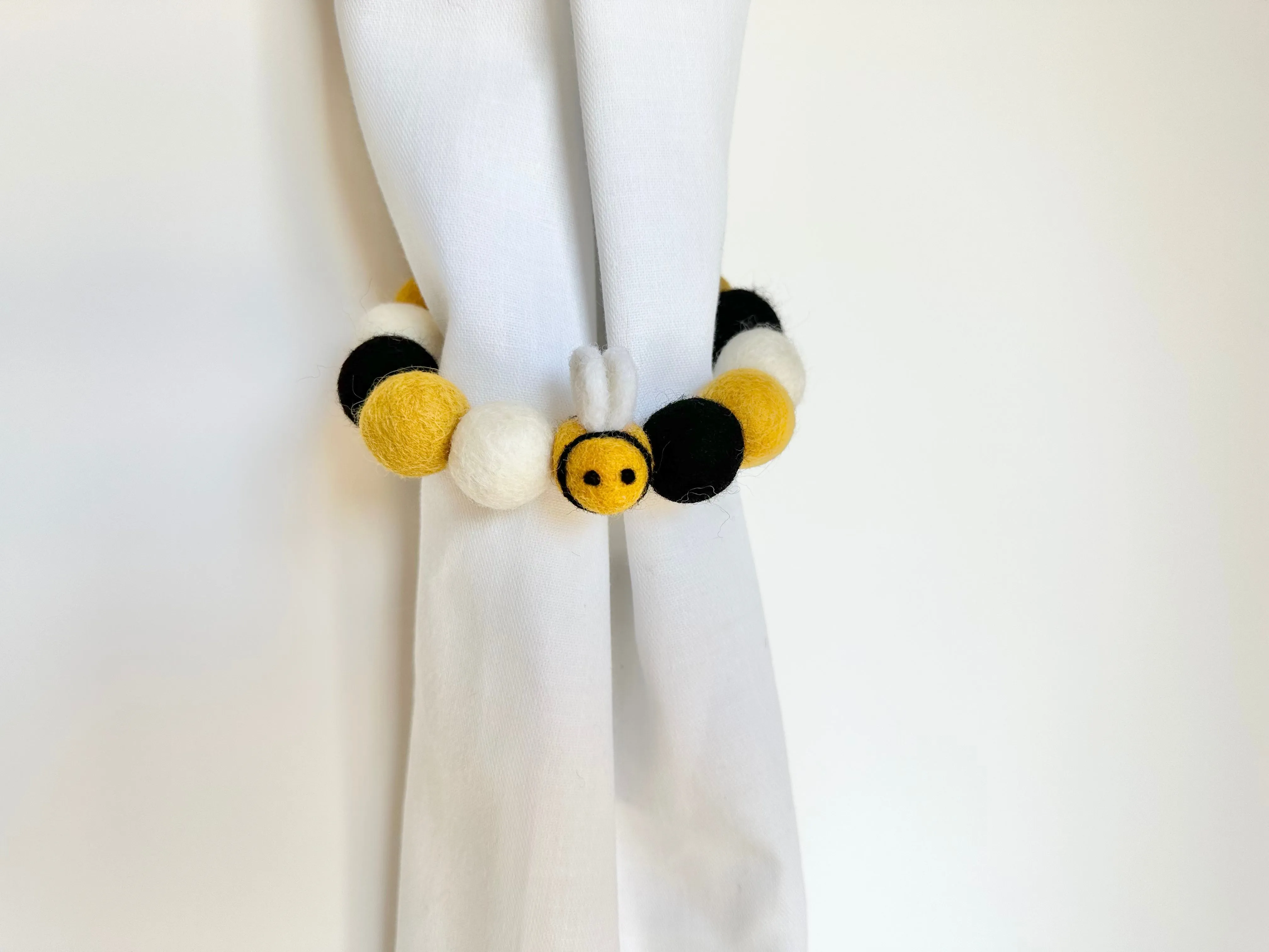 Bumble Bee Curtain Ties