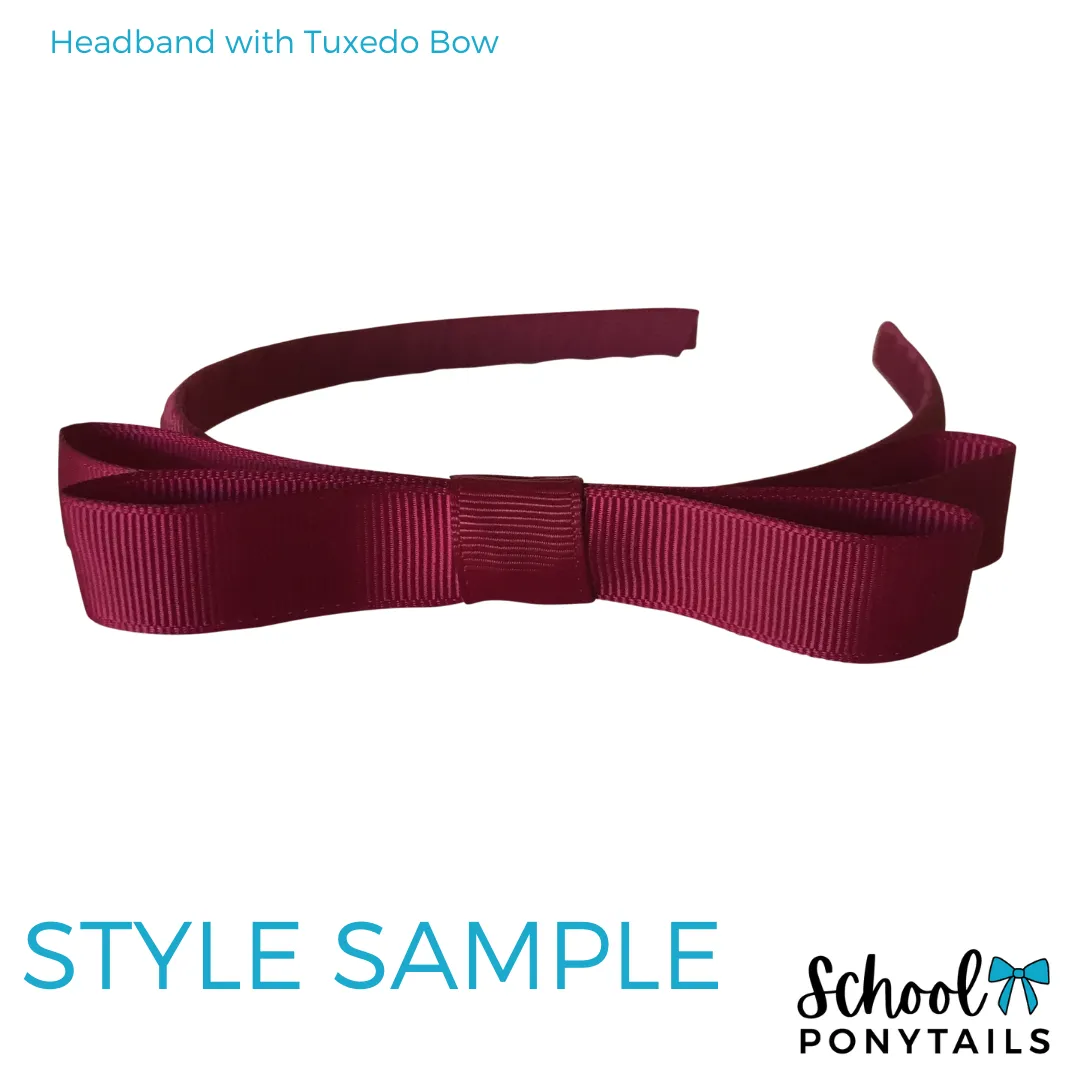 Burgundy & Bottle Green & Gold Hair Accessories