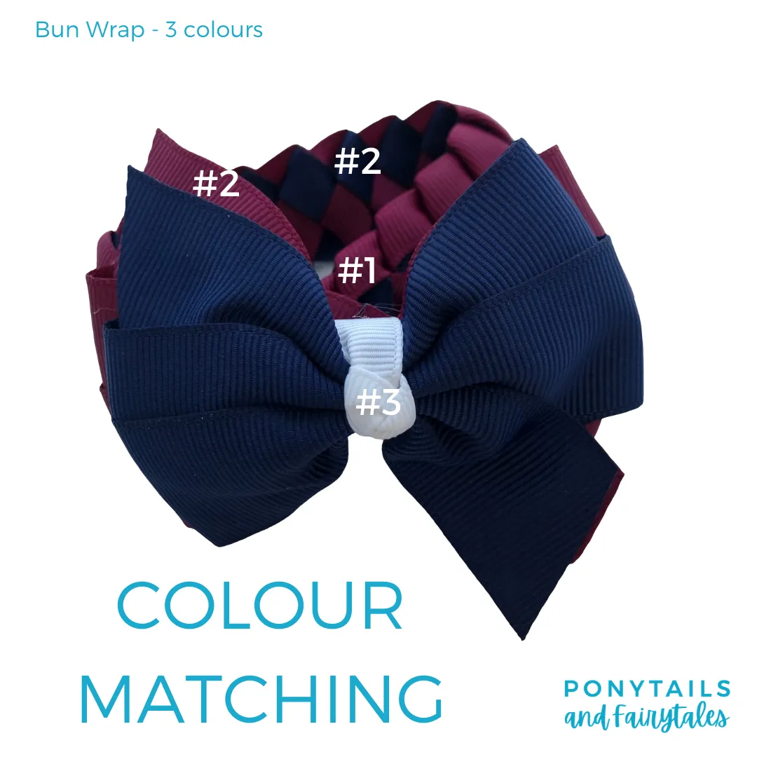 Burgundy & Bottle Green & Gold Hair Accessories