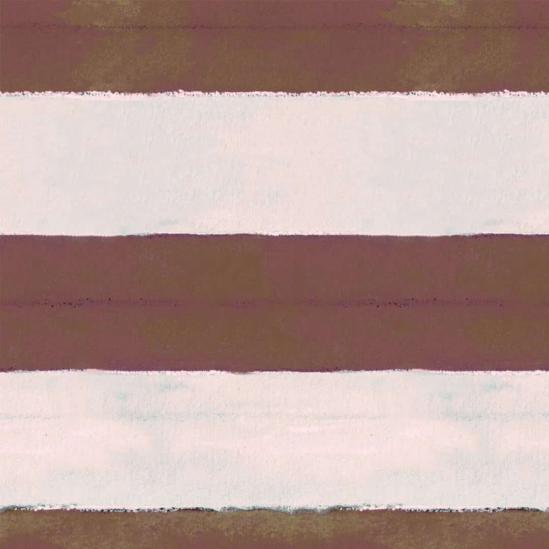 Cabana Stripe, Pecan Gardenia