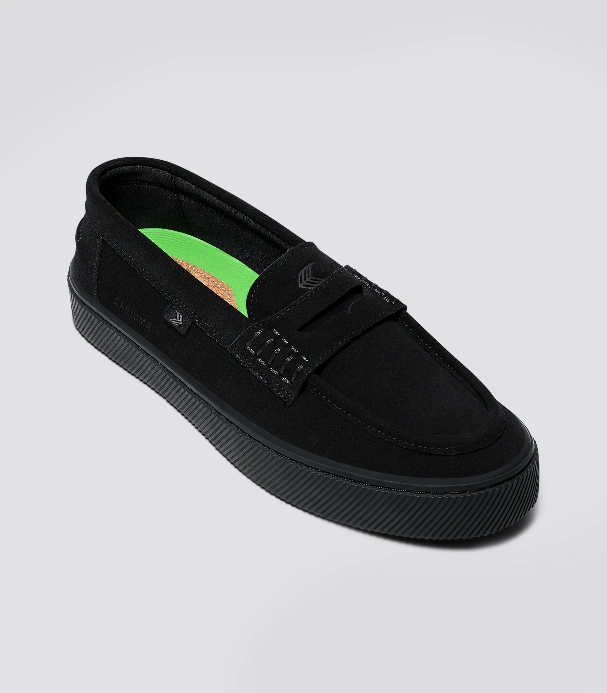 CAJU Loafer All Black Suede Men
