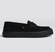 CAJU Loafer All Black Suede Men