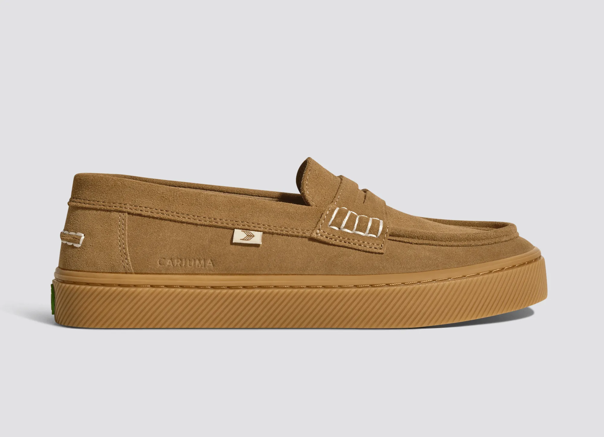 CAJU Loafer Gum Camel Suede Women
