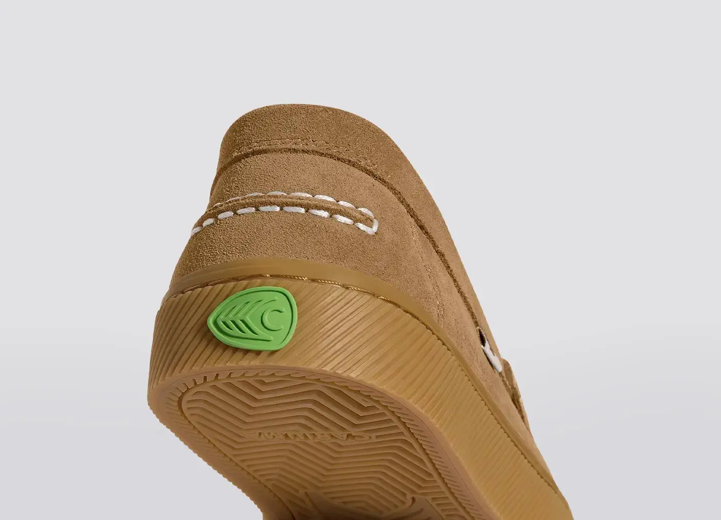 CAJU Loafer Gum Camel Suede Women