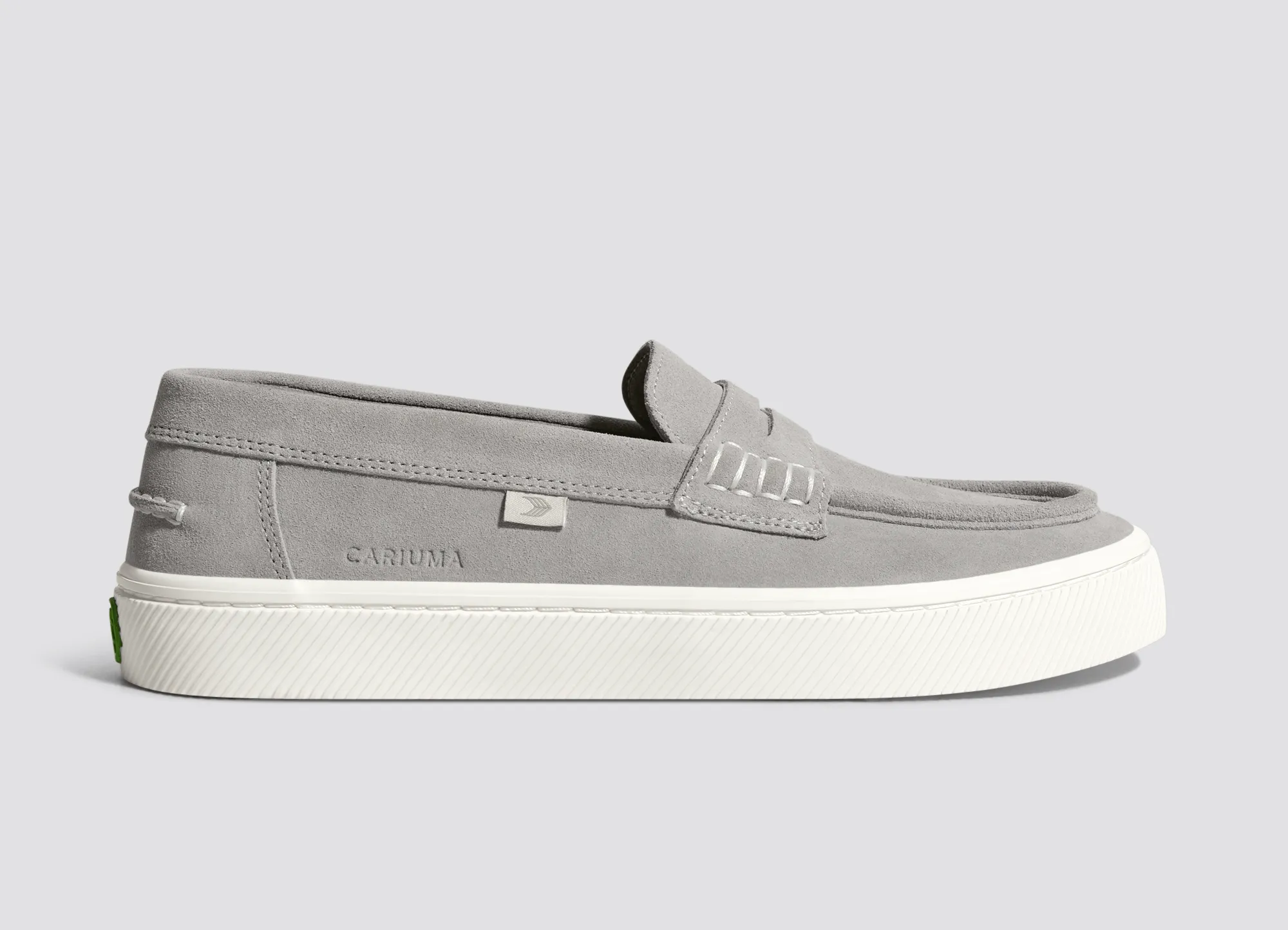 CAJU Loafer Light Grey Suede Women