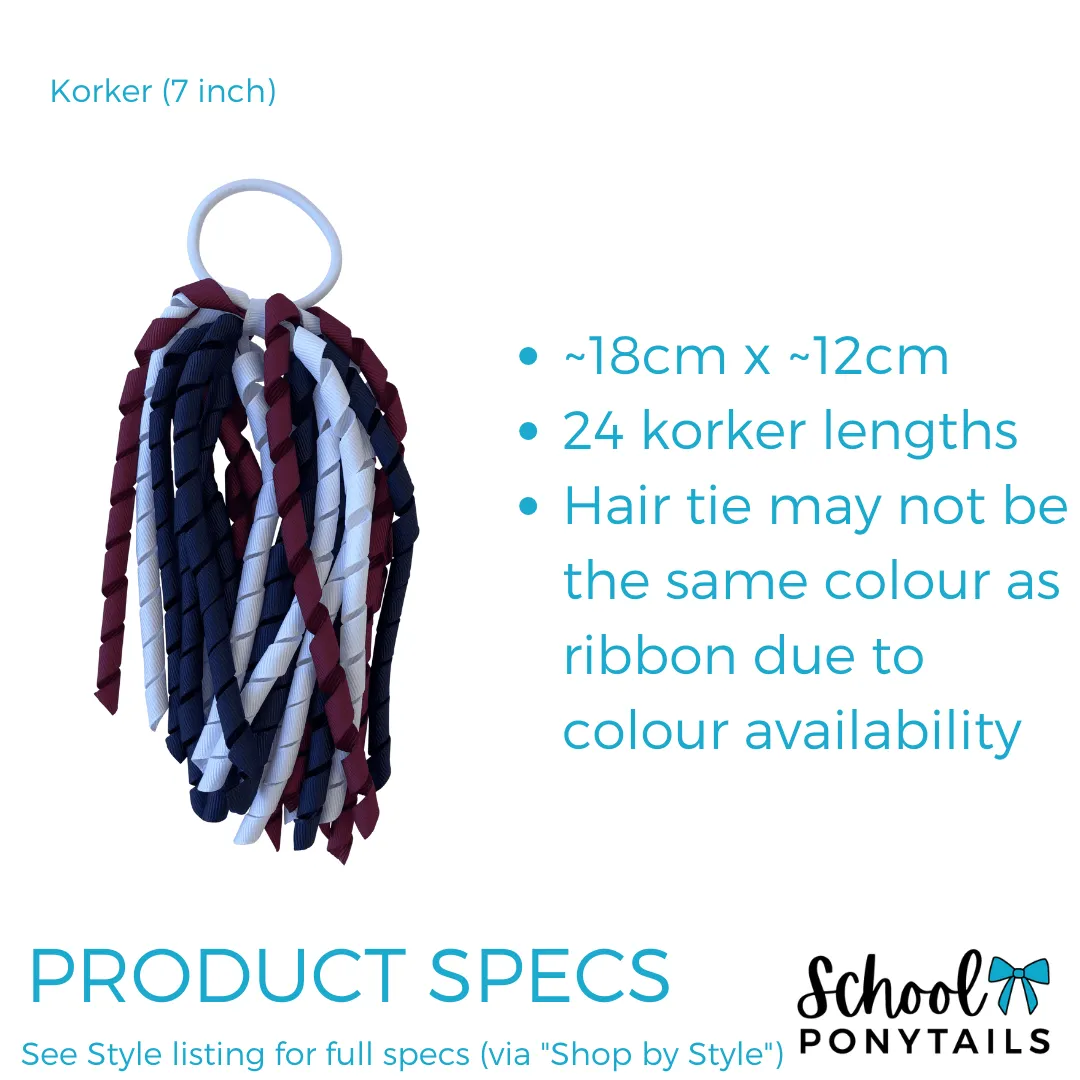 Candy Pink & Turquoise & Grape Hair Accessories
