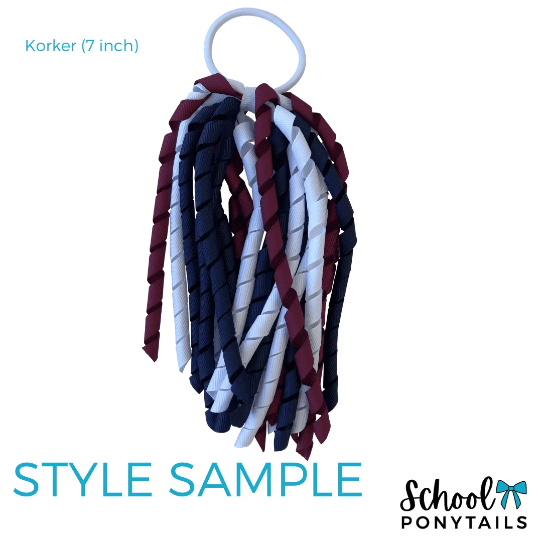 Candy Pink & Turquoise & Grape Hair Accessories