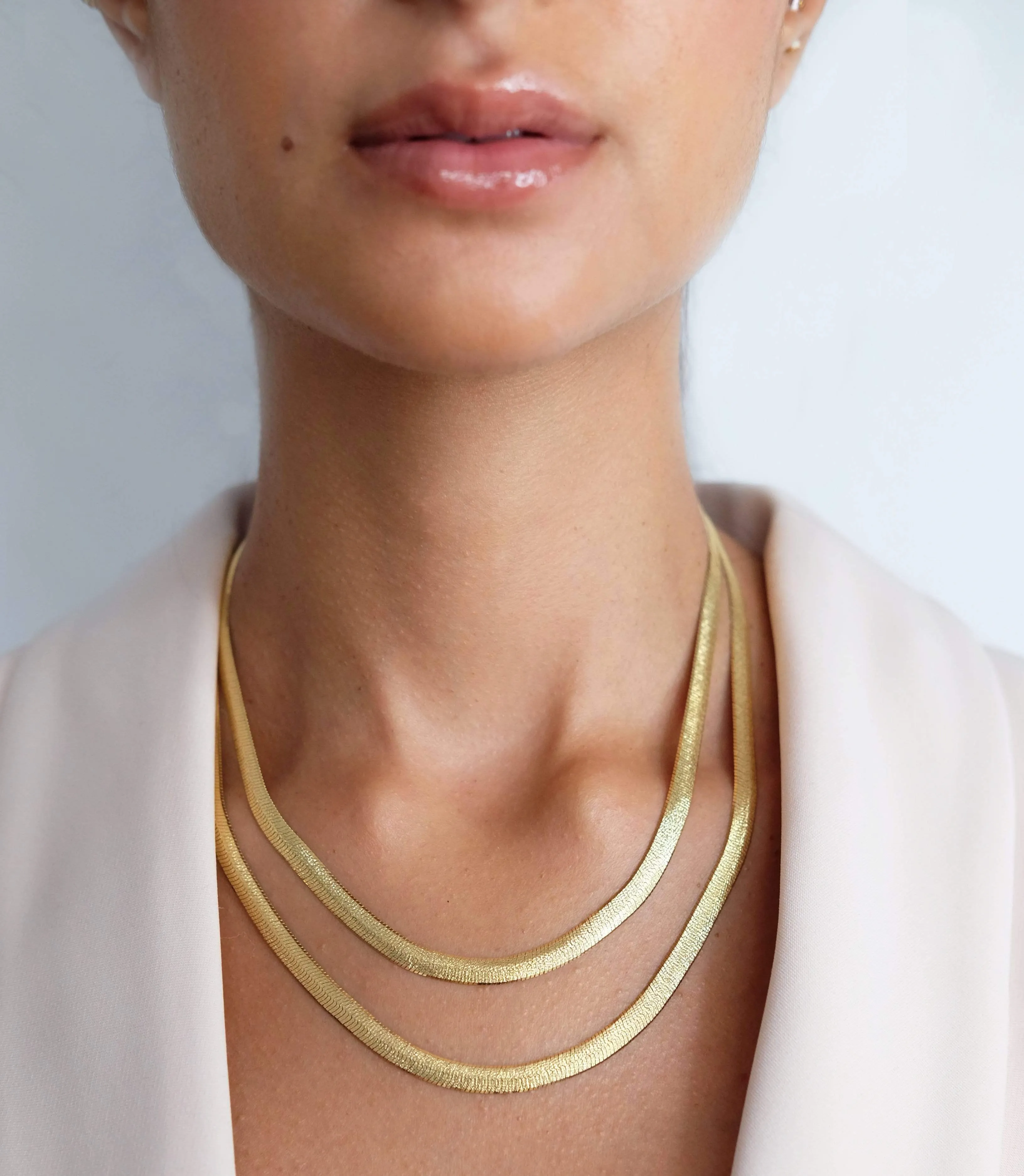 Carrie Herringbone Necklace