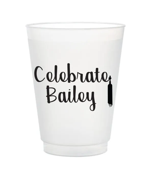 Celebrate Graduation Frost Flex Cups