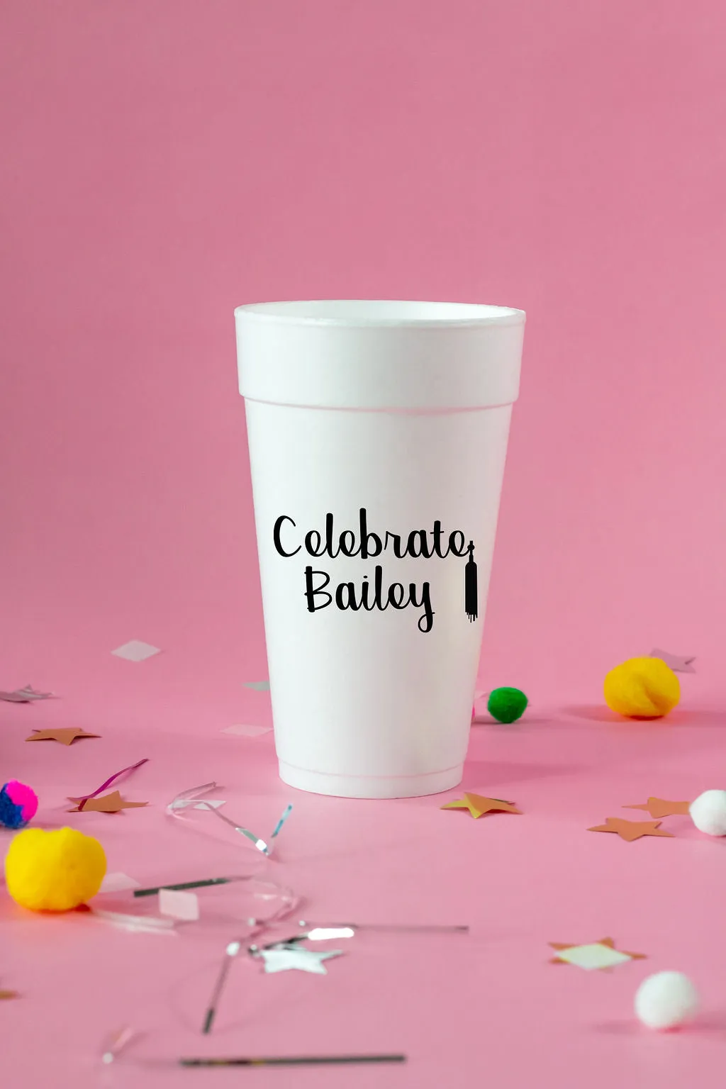 Celebrate Graduation Styrofoam Cups