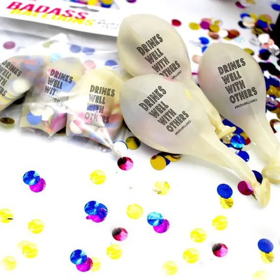 Champagne Campaign Badass Confetti Balloons