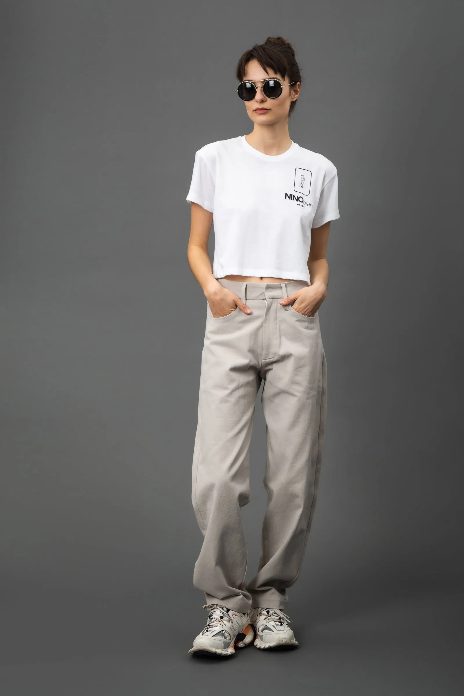 Char Tan Oversized Pant